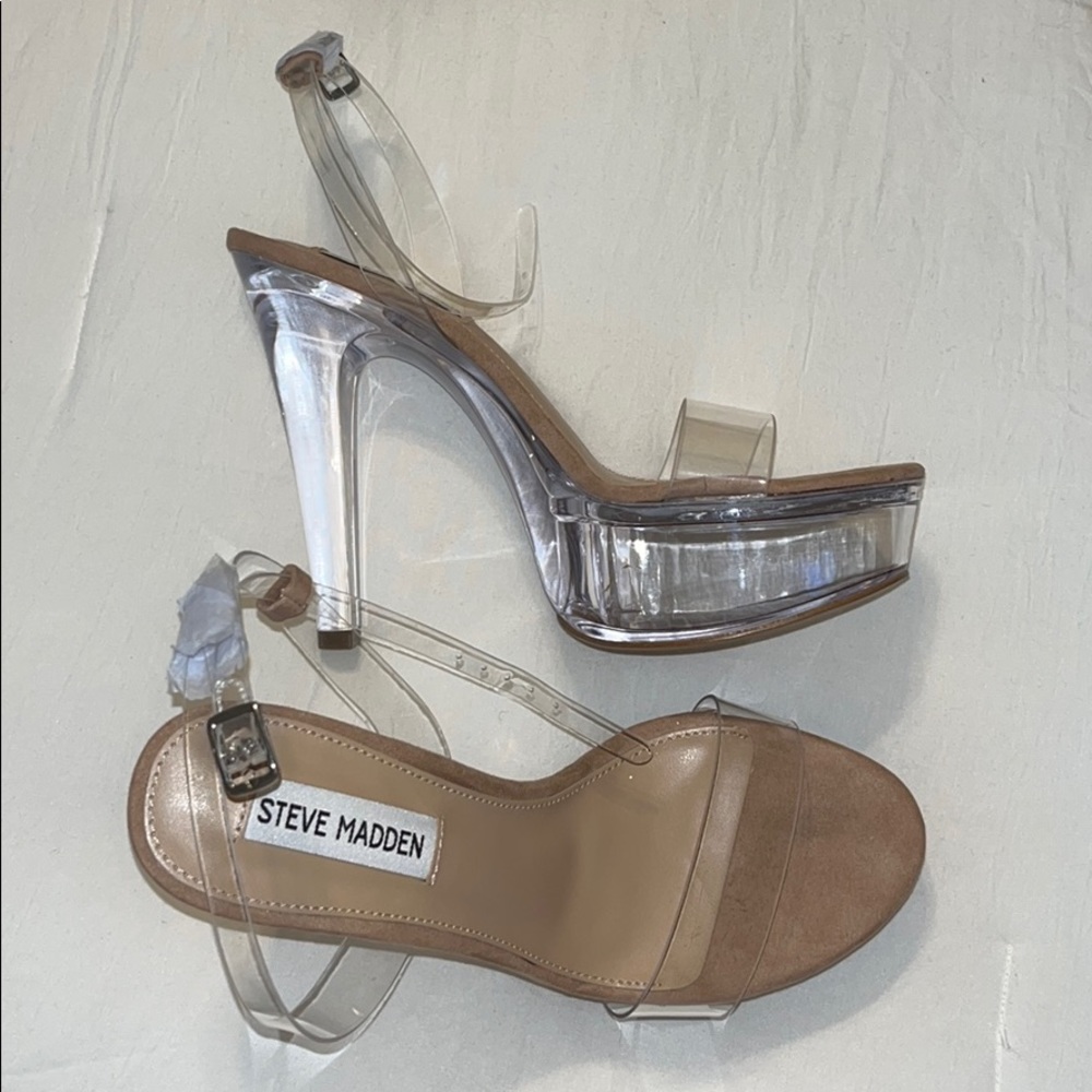 Steve Madden glass heels